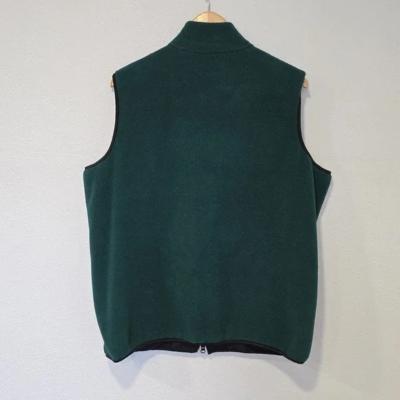 EQ Reversible Polartec Horse Fleece Vest XL Black‎ Green Equestrian Riding 24x27 - Picture 6 of 11